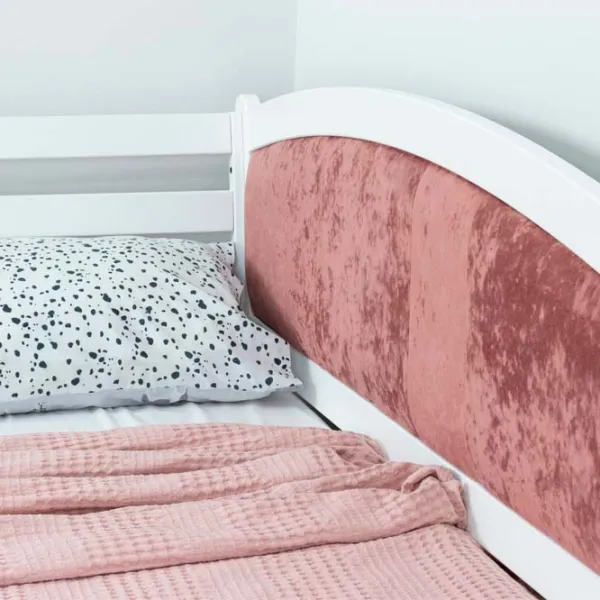 Pat Mobicasa Rapunzel 90 x 200 cm / Lemn / White photo 3 Pat Mobicasa Rapunzel 90 x 200 cm / Lemn / White photo 3