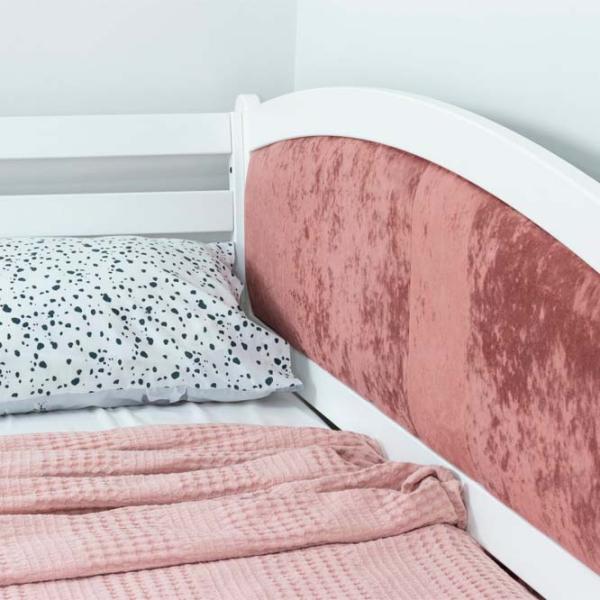 Pat Mobicasa Rapunzel 90 x 200 cm / Lemn / White photo 3 Pat Mobicasa Rapunzel 90 x 200 cm / Lemn / White photo 3