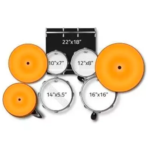 Set de tobe Pearl EXX725SBR/C21 5 / Pentru practică photo 4
