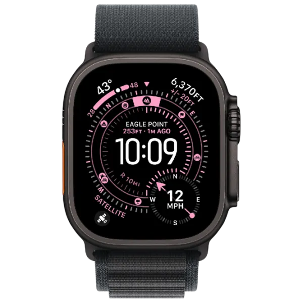 Ceas inteligent Apple Watch Ultra 3  1.98" / 49 mm / Black - Black / MF0X4QI/A photo 2 Ceas inteligent Apple Watch Ultra 3  1.98" / 49 mm / Black - Black / MF0X4QI/A photo 2