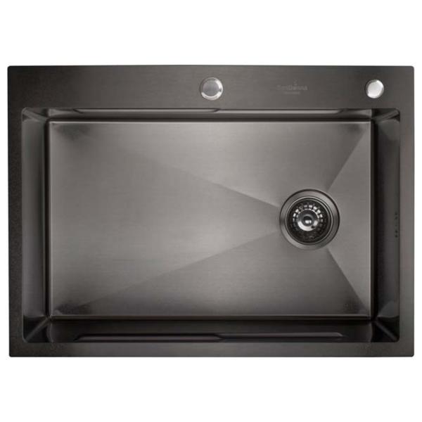 Chiuvetă SanDonna HD7050 70 x 50 / Oțel inoxidabil / Satin  photo 3