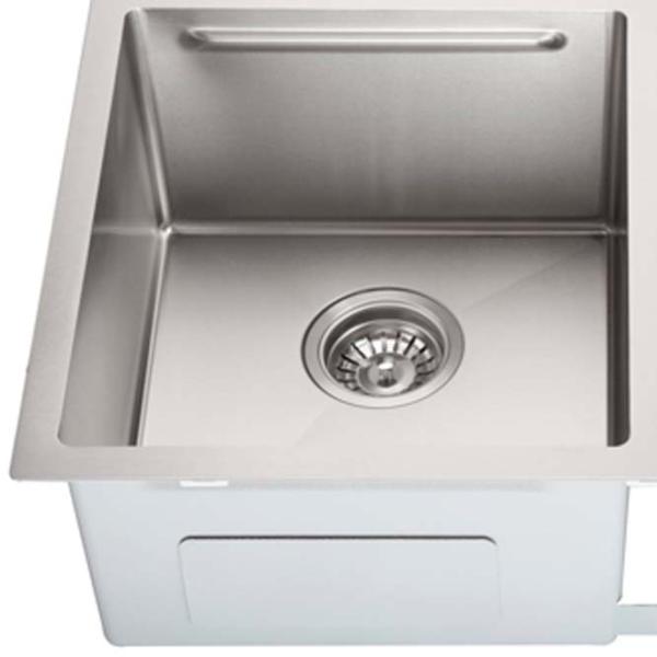 Кухонная мойка SanDonna HD7850 double 78 x 50 / Нержавеющая сталь / Сатин photo 2