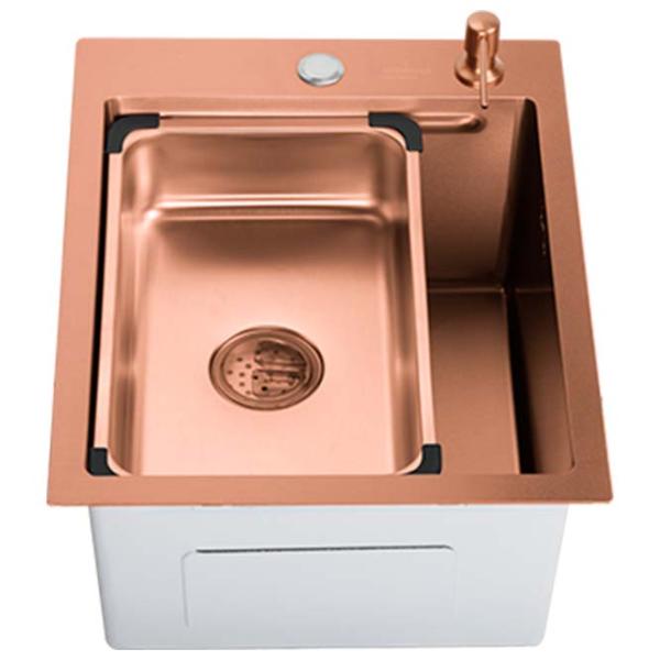 Chiuvetă SanDonna HD4050 50 x 40 / Oțel inoxidabil / Crom photo 1