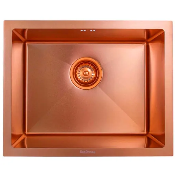 Chiuvetă SanDonna HD5040 50 x 40 / Oțel inoxidabil / Copper photo 2