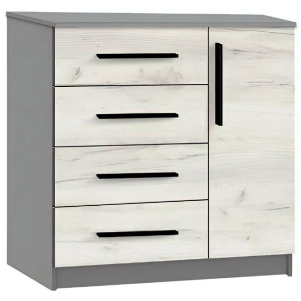 Noptiere Modern Kenon 4+1S 88 x 95 x 38 / PAL / Gray photo 1 Noptiere Modern Kenon 4+1S 88 x 95 x 38 / PAL / Gray photo 1