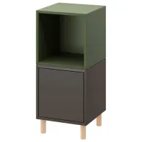 Тумбочки Ikea Eket 80 x 35 x 35см / ЛДСП / Dark grey
