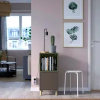 Тумбочки Ikea Eket 80 x 35 x 35см / ЛДСП / Dark grey photo 6