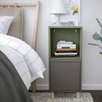 Тумбочки Ikea Eket 80 x 35 x 35см / ЛДСП / Dark grey photo 7