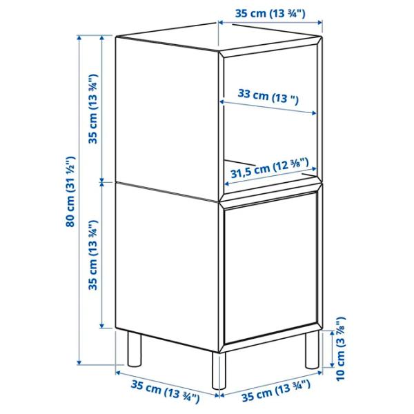 Noptiere Ikea Eket 80 x 35 x 35 / PAL / Dark grey photo 8 Noptiere Ikea Eket 80 x 35 x 35 / PAL / Dark grey photo 8