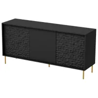 Noptiere Halmar Bullet KM-1 73 x 155 x 41 / PAL / Black