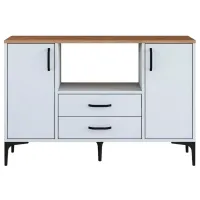 Тумбочки Mirage Meble JE174 78.6 x 120 x 40см / ЛДСП / White photo 3