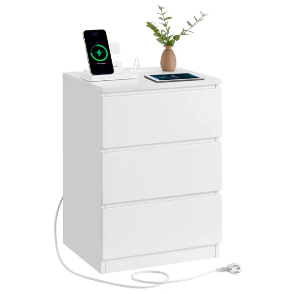 Noptiere Vasagle LET631W14 59 x x 35 / PAL / White photo 1