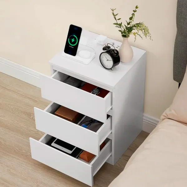 Noptiere Vasagle LET631W14 59 x x 35 / PAL / White photo 5