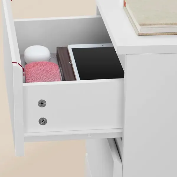 Noptiere Vasagle LET631W14 59 x x 35 / PAL / White photo 7