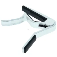 Гитарный каподастр Harley Benton HBCA-7D-A D-Style Capo A/E  Серебряный / Металл