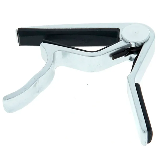 Гитарный каподастр Harley Benton HBCA-7D-A D-Style Capo A/E  Серебряный / Металл photo 4