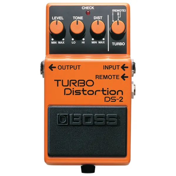 Педаль Boss DS-2(B) EXP Turbo Distortion  Оранжевый / Металл photo 1