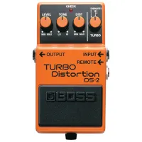 Педаль Boss DS-2(B) EXP Turbo Distortion  Оранжевый / Металл