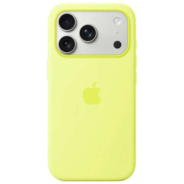 Husă pentru smartphone Apple iPhone 17 Pro Apple / Back / Silicon / Neon Yellow photo 1