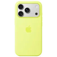 Husă pentru smartphone Apple iPhone 17 Pro Apple / Back / Silicon / Neon Yellow
