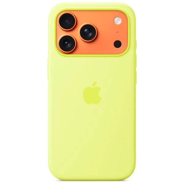 Husă pentru smartphone Apple iPhone 17 Pro Apple / Back / Silicon / Neon Yellow photo 2