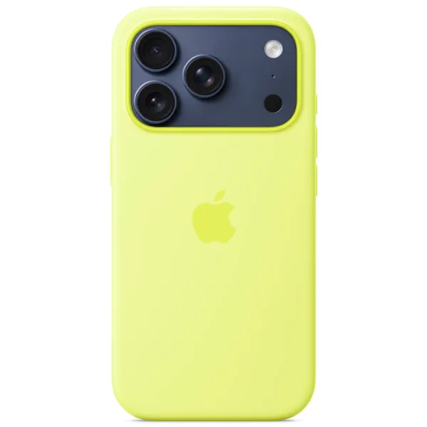 Husă pentru smartphone Apple iPhone 17 Pro Apple / Back / Silicon / Neon Yellow photo 3