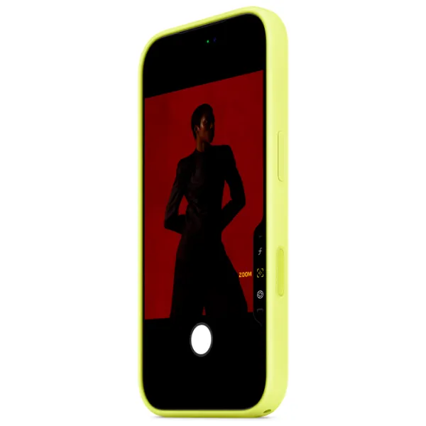 Husă pentru smartphone Apple iPhone 17 Pro Apple / Back / Silicon / Neon Yellow photo 4