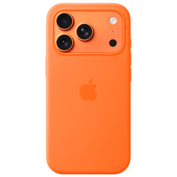 Husă pentru smartphone Apple iPhone 17 Pro Apple / Back / Silicon / Orange photo 1