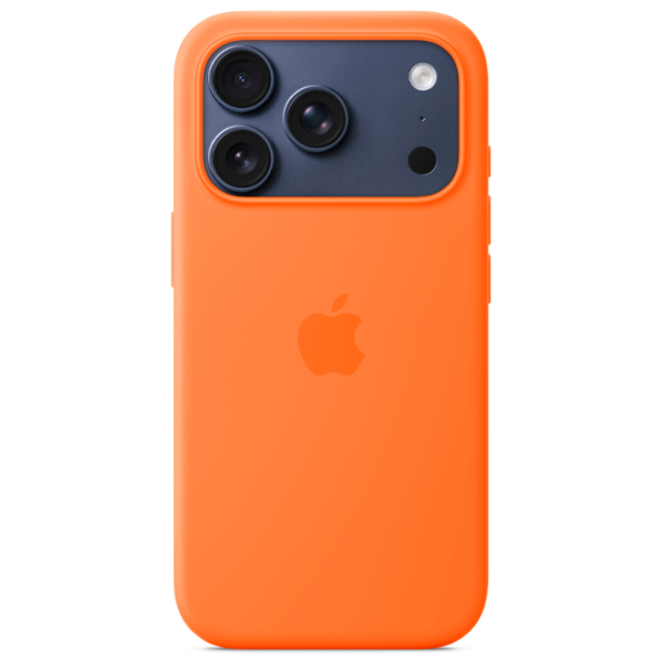 Husă pentru smartphone Apple iPhone 17 Pro Apple / Back / Silicon / Orange photo 3