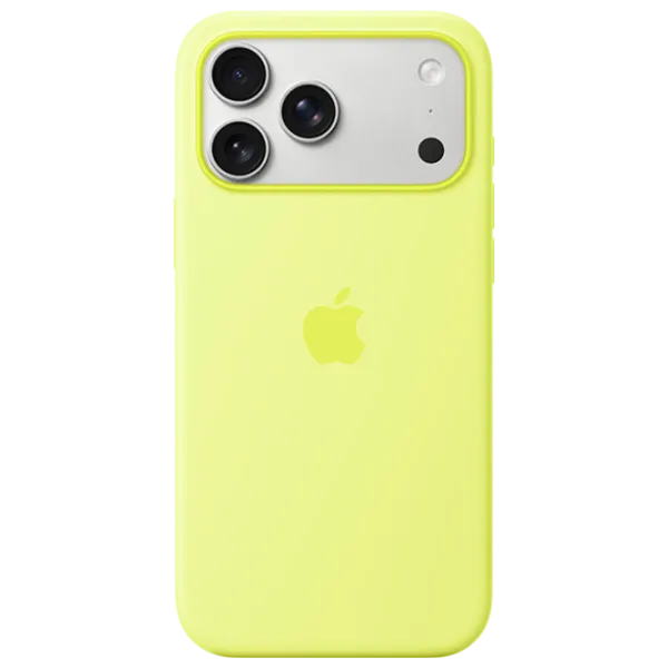 Husă pentru smartphone Apple iPhone 17 Pro Max Apple / MagSafe Back / Silicon / Neon Yellow photo 1