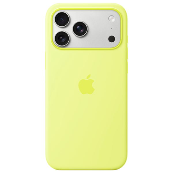 Husă pentru smartphone Apple iPhone 17 Pro Max Apple / MagSafe Back / Silicon / Neon Yellow photo 1