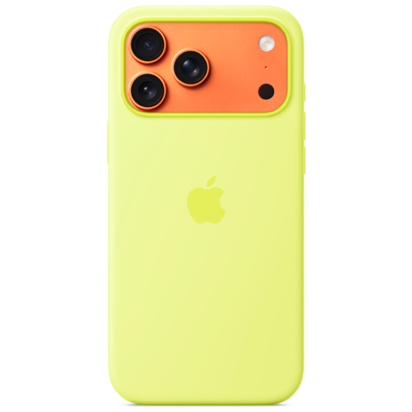 Husă pentru smartphone Apple iPhone 17 Pro Max Apple / MagSafe Back / Silicon / Neon Yellow photo 3