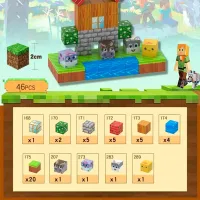 Конструктор My World Magnetic Cube Building Sets Классический/ Зеленый photo 3