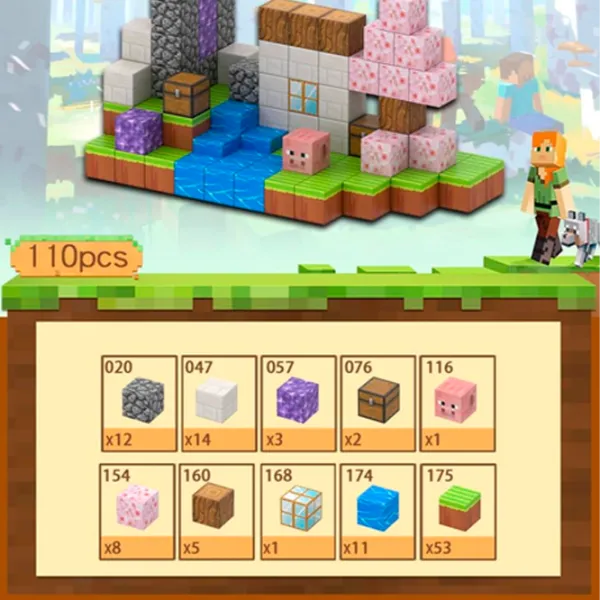 Constructor My World Magnetic Cube Building Sets Clasic/ Multicolor photo 2