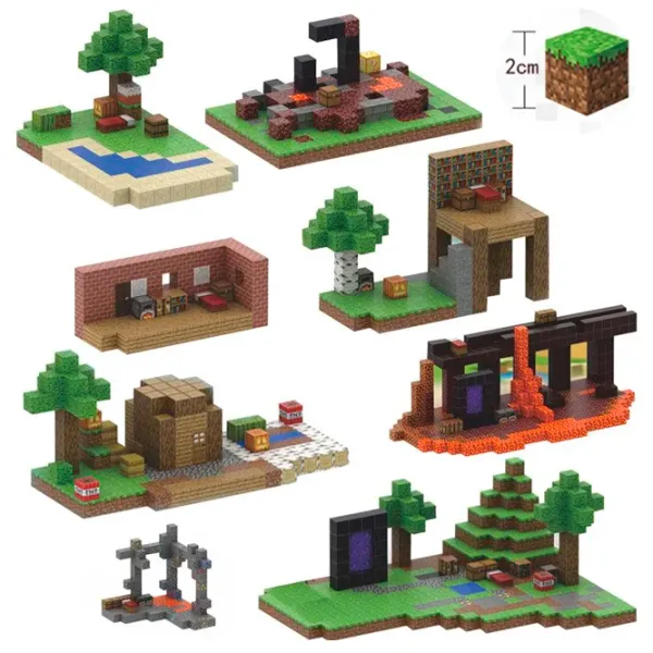 Constructor My World Magnetic Cube Building Sets Clasic/ Multicolor photo 3
