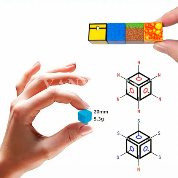 Constructor My World Magnetic Cube Building Sets Clasic/ Multicolor photo 2