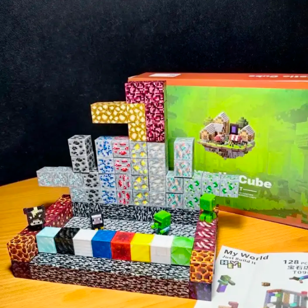 Constructor My World Magnetic Cube Building Sets Clasic/ Multicolor photo 3