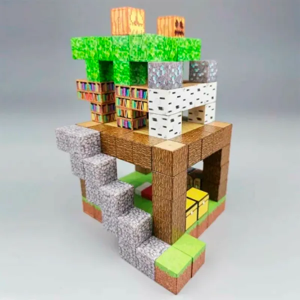 Constructor My World Magnetic Cube Building Sets Clasic/ Multicolor photo 5