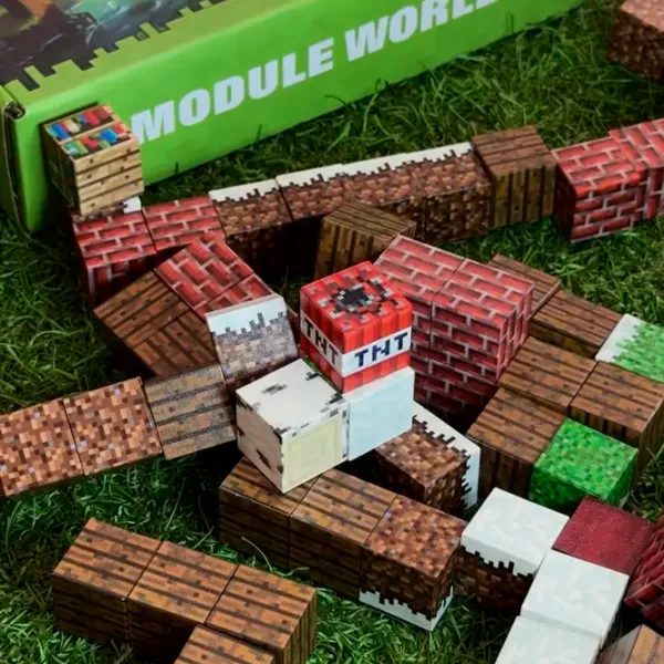 Constructor My World Magnetic Cube Building Sets Clasic/ Multicolor photo 6