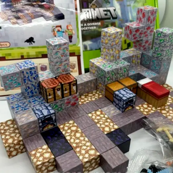 Constructor My World Magnetic Cube Building Sets Clasic/ Multicolor photo 4