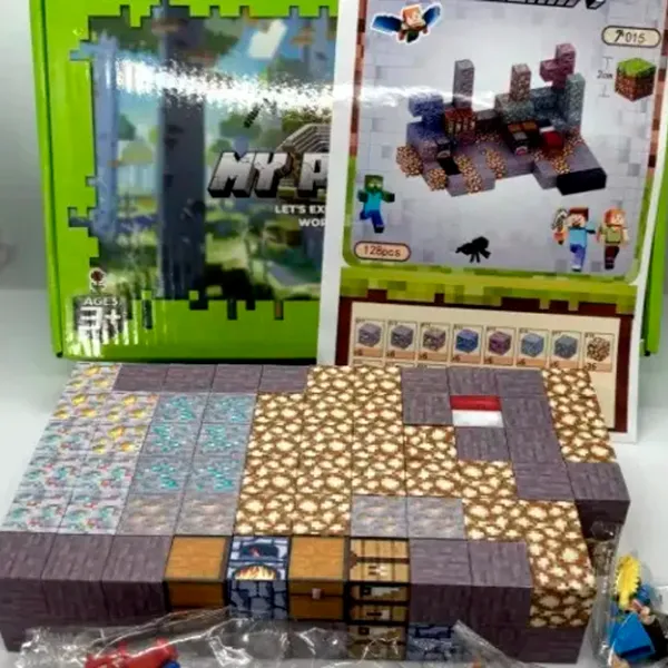 Constructor My World Magnetic Cube Building Sets Clasic/ Multicolor photo 5