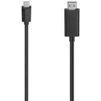 Cablu video Hama USB Type-C + HDMI 1.5 m / Black