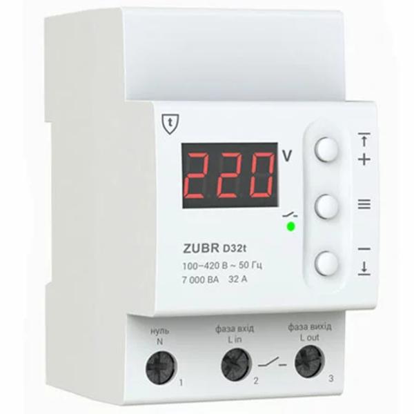 Реле контроля напряжения Zubr D32T 420 В / 50 - 60 Гц photo 1