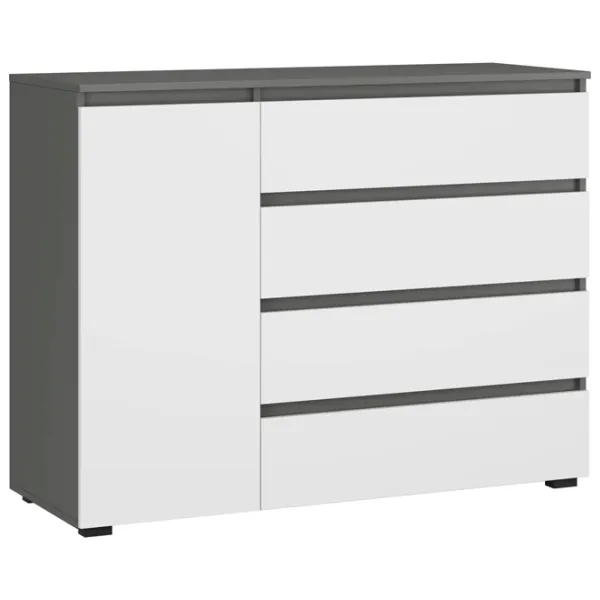 Comodă Magnus Grand 92 x 120 x 45 / PAL / Alb photo 1