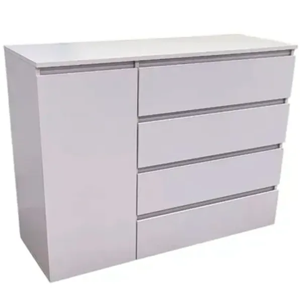 Comodă Magnus Grand 92 x 120 x 45 / PAL / Alb photo 1