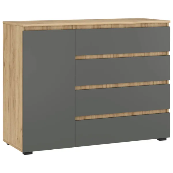 Комод Magnus Grand 92 x 120 x 45см / ДСП / Графитовый photo 1