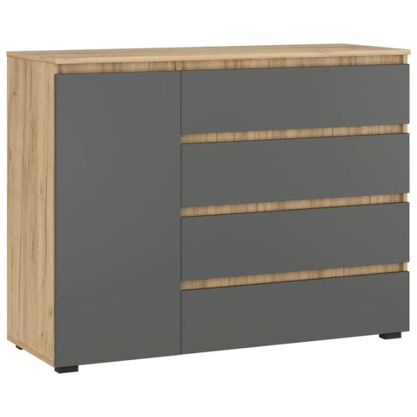 Комод Magnus Grand 92 x 120 x 45см / ДСП / Графитовый photo 1