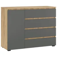 Комод Magnus Grand 92 x 120 x 45см / ДСП / Графитовый