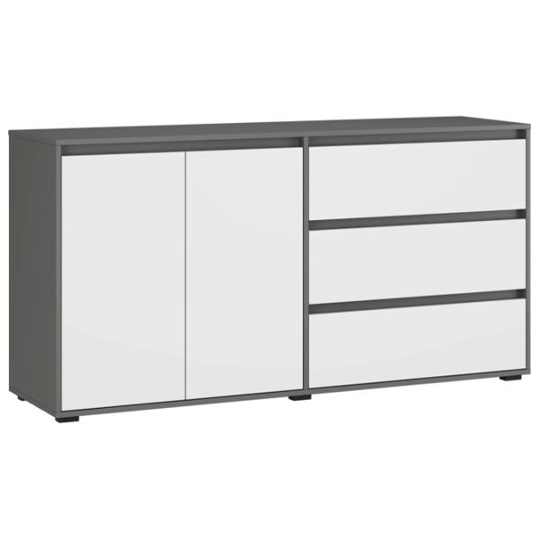 Comodă Magnus Grand 82 x 160 x 45 / PAL / Alb photo 1