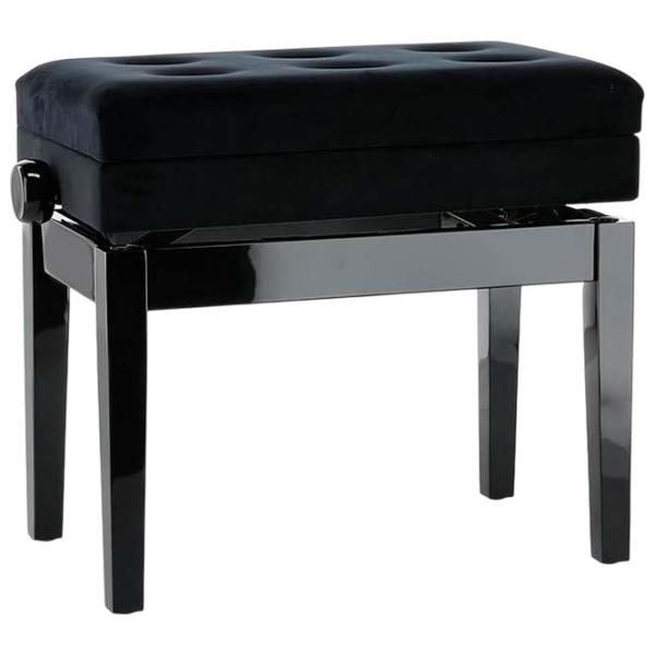 Scaun GEWA Bench Deluxe Compartment Black High Gloss Lemn / 1 photo 1